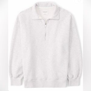 Abercrombie and Fitch Grey Half Zip